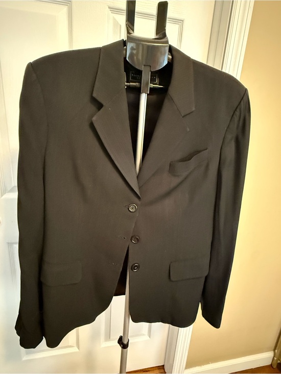 Richard Tyler Jackets & Blazers - Vintage Richard Tyler Couture Black Men's Suit Jacket - Three-Button Blazer